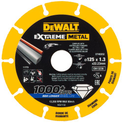 Disque Extreme Métal 125 x x 22.23 x 1.3
