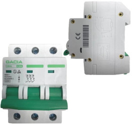 Bezpiecznik Nadmiarowo Prądowy Wyłącznik Nadprądowy C 3P 16A 6kA 3faz Gacia