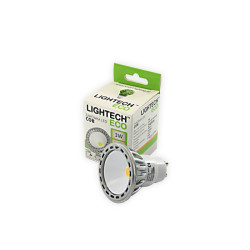 Żarówka LED COB 3W 240lm GU10 3000K 230V aluminium 113586 Lightech
