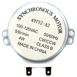 Silnik synchroniczny 49TYZ-A2 5/6rpm 110V napęd talerza mikrofalówki