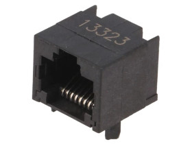 Gniazdo RJ45 8-pin Układ 8p8c na PCB THT 1-406525-1