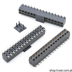 969973-5 Socket 2x14 Pins Vertical SMD AMP