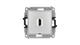 Icon Mechanizm Gniazda Pojedynczego Hdmi 2.1, 8K, Bez Pola Opisowego Srebrny...