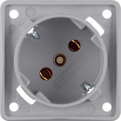 Integro Flow Gniazdo SCHUKO 45st. szary mat 841852526