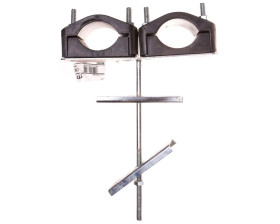 Uchwyt podwójny na słup ŻN z odsadzeniem 45-70mm U202 02912050