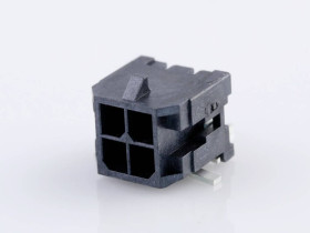 Molex Listwa kołkowa, męska, do wbudowania, standardowa Ilość pinów 4 Wymiary siatki: 3 mm 430450409 1 szt. taśma na duż