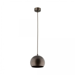 Minimalistyczna lampa wisząca ZOE S w kolorze brązu, w gwintem E27 10170 TK Lighting