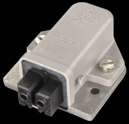 STAKAP 200 Panel jack with flat base plate, 2+PE