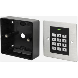 Sygonix SY-6097866 RFID keypad Flush Mount 12-18V DC IP66 weatherproof.
