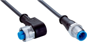 Złącze i kabel ze złączem Złącze M12 liczba rdzeni 4 długość 2m Rodzaj A Żeńskie Złącze B Złącze M12