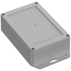 TruComponents 308075 Flanged box ABS Light grey