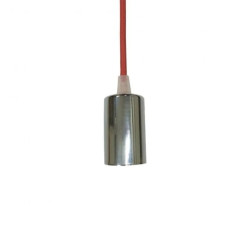 Lampa Wisząca VT-7338 E27 Max. 60W Czerwona 3791