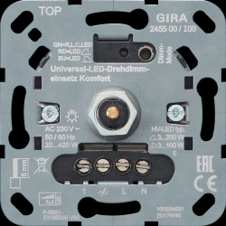 245500 Universal LED Rotary Dimmer Insert