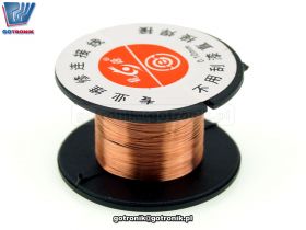 Drut miedziany 0,1mm długość 15m
