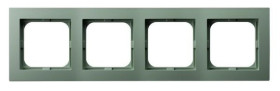 AS Ramka poczwórna zielony mat R-4G/84