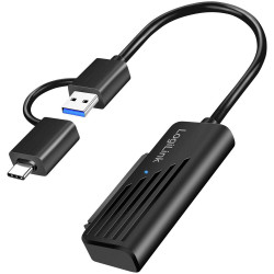 LogiLink AU0062 USB Adapter USB 3.2 1st Gen USB-A to USB-C 20 cm