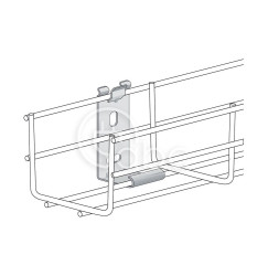 Korytko kablowe siatkowe, 60x75x3000 mm, stal, powłoka HR, RK0607HR