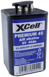 Bateria 4R25 XCell, 6 V, 45000 mAh, cynkowo-powietrzne, Styk spężynowy, 1 szt.