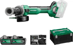 Szlifierka katowa akumulatorowa + 2 x AKU BSL1850MA, ładowarka, walizka HS