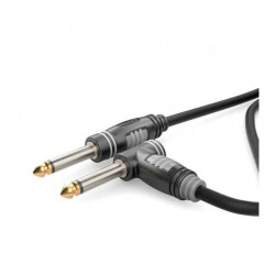 Sommer Cable HBA-6M6A-0600 Jack Audio Cable 6.3mm Mono to Angled 6.0m Black