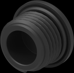 Dummy plug, M16, Clamping range 16 to 23 mm, IP68, black, 1SNG620012R0000