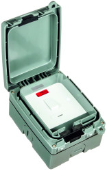 Bezpiecznik 13A Timeguard i wyłącznikiem 230V ac IP66