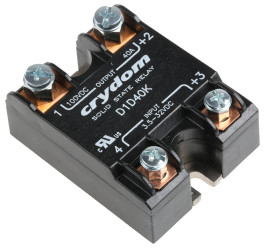 Przekaźnik półprzewodnikowy Montaż na panelu 40 A DC Sensata Crydom 100 V DC MOSFET