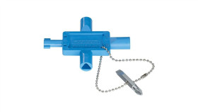 Kluczyk Bezpieczeństwa Dwu-Piórowy Do Szaf / Rozdzielnic Hensel