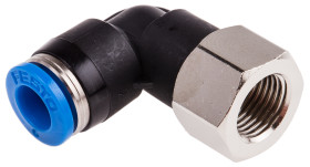 Złączka pneumatyczna G 1/8 żeńskie Wciskane 6 mm Festo Adapter gwintowany kolankowy G 1/8 żeńskie