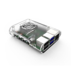 ABS Enclosure Transparent Case for Raspberry Pi 4 B