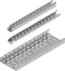 Korytko kablowe perforowane 100x50 grubość 0,5mm KGR100H50/3 157710 /3m/