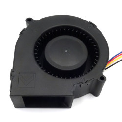 WENTYLATOR DMUCHAWA TURBINA 12V 97x97x33 12V ŁOŻYSKO KULKOWE 4-PRZEWODY