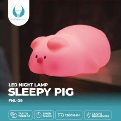 Lampka nocna LED ŚPIĄCA ŚWINKA FNL-09 Forever Light