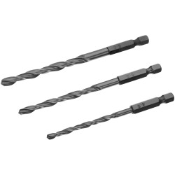 Irwin IW3035108 HSS Drill Bit Hex Shank Bit Set, 3 Piece