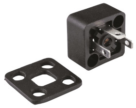 Złącze zaworu elektromagnetycznego DIN 43650 2P+E 250 V AC Męski Przewlekany RS PRO