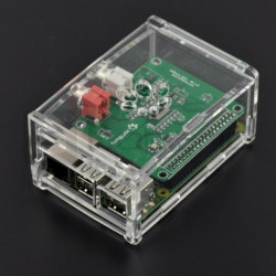 Obudowa do HiFiBerry Digi+, DAC+ RCA i Raspberry Pi Model 3B+/3B/2B przezroczysta