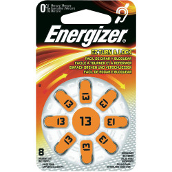 Energizer 634922 ZA13 Hearing Aid Batteries 1.4V x8