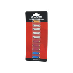 Bezpiecznik samochodowy cylindryczne 5-25A zestaw 10szt