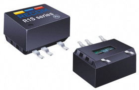 Przetwornica DC-DC, 1W, Uwe 4,5 → 5,5 V DC, Uwy 15V dc, Iwy 66mA, Recom