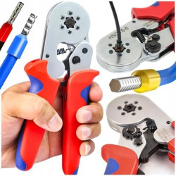 ZACISKARKA DO KABLI SZEŚCIOKĄTNA PRASKA TULEJEK KONEKTORÓW PRZEWODÓW