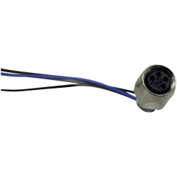Conec 42-01001 SAL Series IP67 Connector, M8, 0.2m Cable