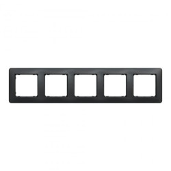 Ramka 5-krotna, czarny antracyt, Sedna Design SDD314805