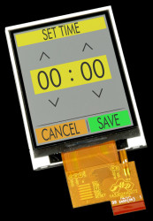 EA TFT024-23ATNN 2.4" TFT - transflective, 240x320px, SPI