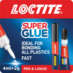 LOCTITE 2947500 All Plastics Super Glue 2g/4ml