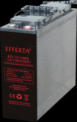 BTL12-110FK Rechargeable AGM battery, 12 V, 110 Ah, front terminal