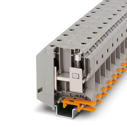 Blok zacisków przelotowych Phoenix Contact poziomy: Pojedynczy 4 → 000AWGŚruba UKH 95 232A 1 kV