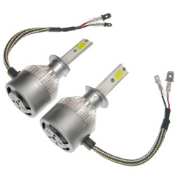 Żarówka H1 LED zestaw 72W COB 7600lm 6000k kpl.