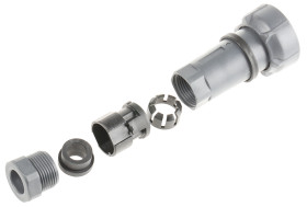 Złącze wielostykowe przemysłowe 10-pinowe Montaż na kablu Wtyczka Bulgin