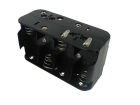 Uchwyt do baterii, x 8, maks. Ø 26.2mm, montaż zatrzaskowy