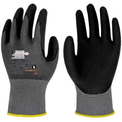 KCL 066306841E FLEXMECH 663&#x2B; Work Glove, Touchscreen, Nitrile Foam Coated